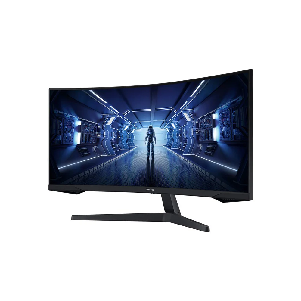 SAMSUNG 34-Inch Odyssey G5 Ultra-Wide Gaming Monitor with 1000R Curved Screen, Black - Image 3